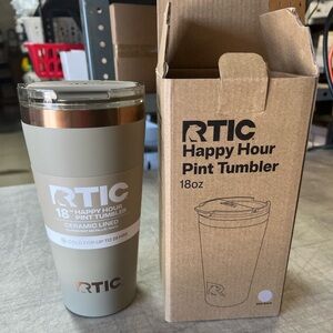 RTIC Happy Hour 18oz Pint Tumbler - Taupe